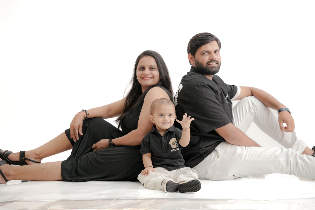 Ensaio de família com bebê