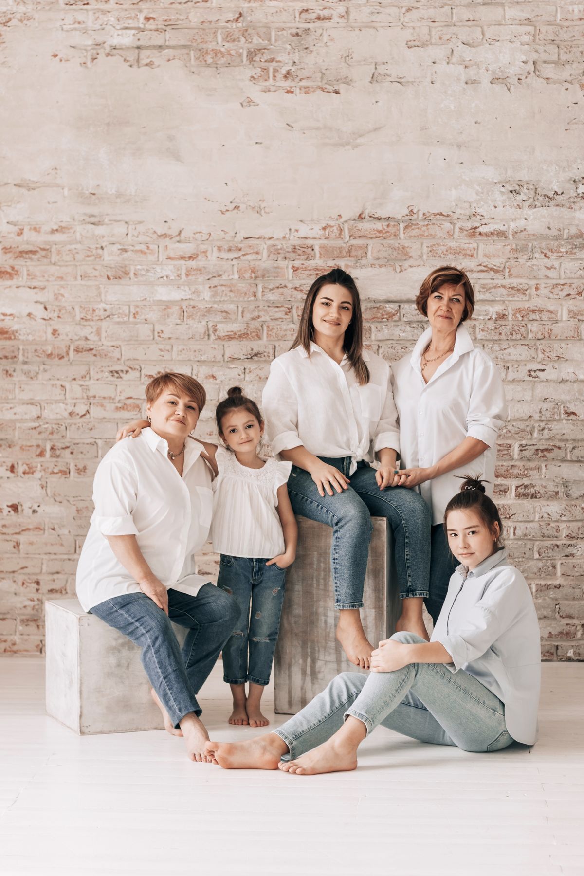 Ensaio de família com avós
